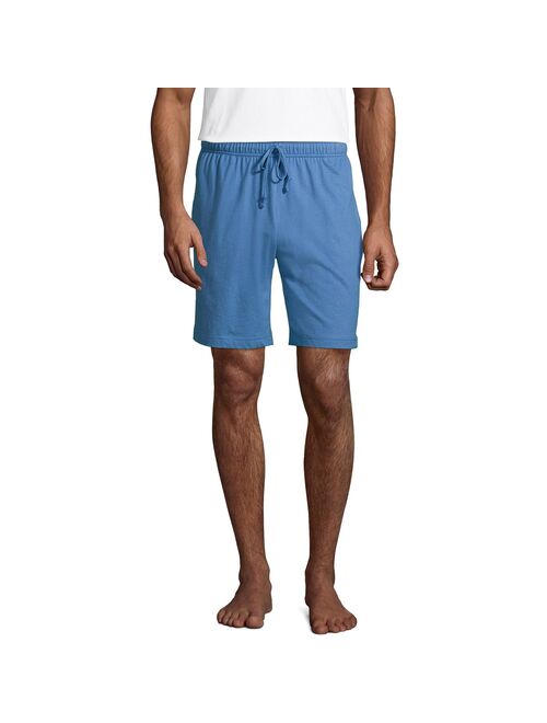 Men's Lands' End Knit Jersey Pajama Shorts