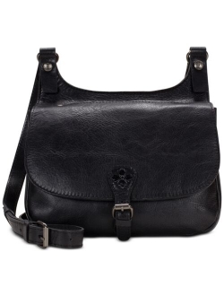 London Smooth Leather Saddle Bag