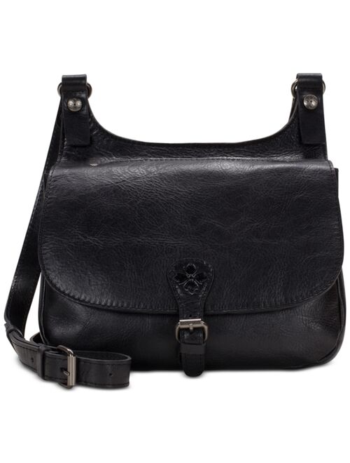 Patricia Nash London Smooth Leather Saddle Bag