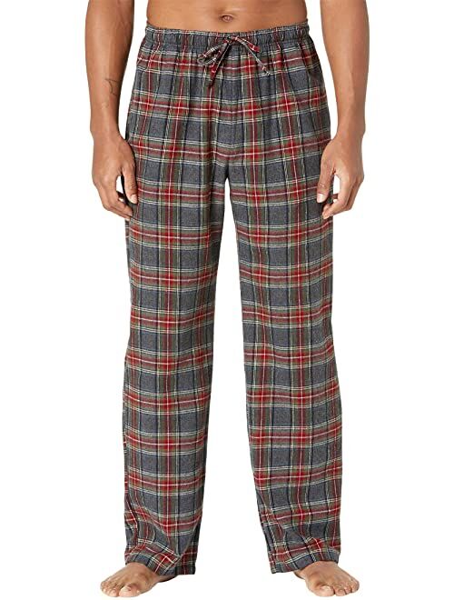 L.L.Bean Scotch Plaid Flannel Sleep Pants Tall