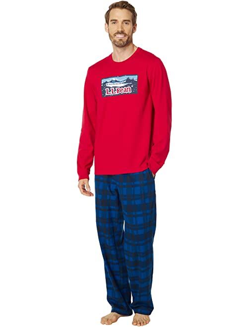 L.L.Bean Camp Pajamas Set Regular