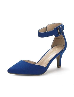 Women's Lowpointed Low Heel Dress Pump Shoes