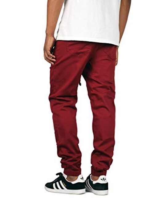 Mersenne Men's Twill Drop Crotch Jogger Pants