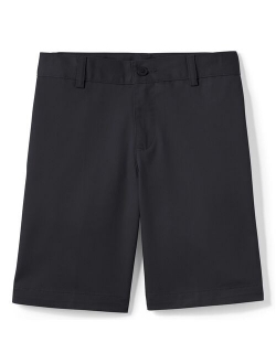 School Uniform Boys Plain Front Blend Chino Shorts