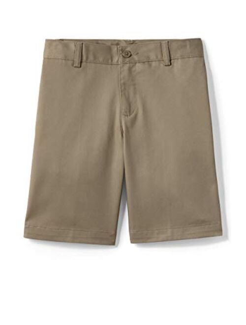 Lands' End School Uniform Boys Plain Front Blend Chino Shorts