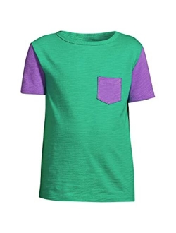 Boys Solid Slub T Shirt