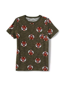 Boys Solid Slub T Shirt