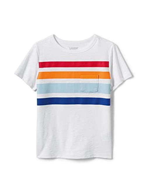 Lands' End Boys Solid Slub T Shirt