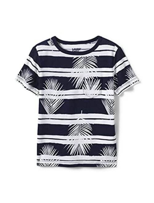 Lands' End Boys Solid Slub T Shirt