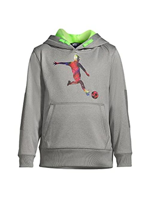 Lands' End Boys Graphic Tricot Pullover Hoodie Sweatshirt