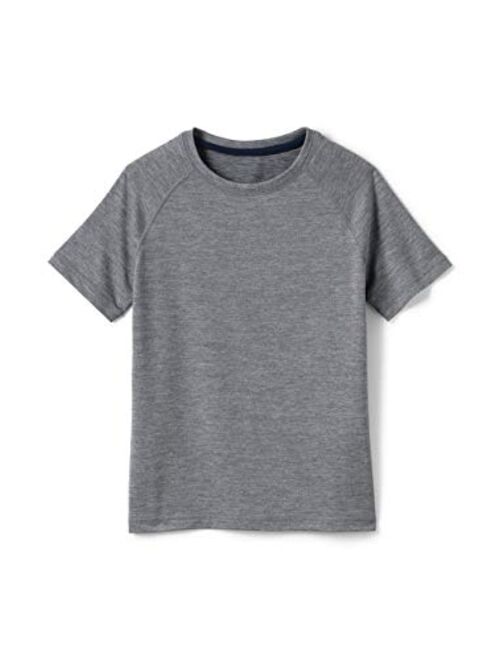 Lands' End School Uniform Boys Short Sleeve Active Gym T-Shirt