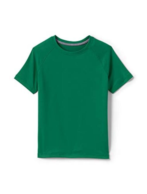 Lands' End School Uniform Boys Short Sleeve Active Gym T-Shirt