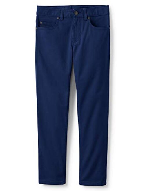 Lands' End Boys Iron Knee Stretch 5 Pocket Pants