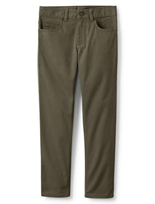 Lands' End Boys Iron Knee Stretch 5 Pocket Pants