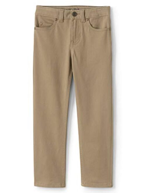 Lands' End Boys Iron Knee Stretch 5 Pocket Pants