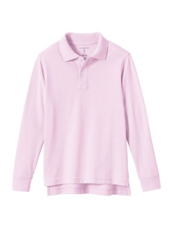 Kids 8-16 Lands' End Long Sleeve Mesh Polo Shirt