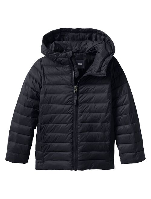 Kids Husky Lands' End ThermoPlume Packable Hooded Jacket