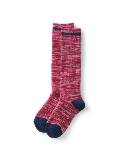 Kids' Lands' End Melange Thermaskin Heat Boot Socks