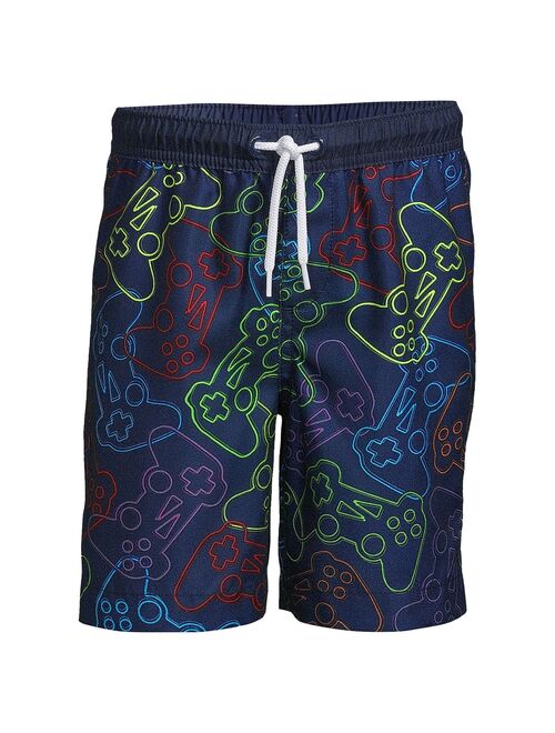 Boys 2-20 Lands' End Printed Swim Trunks