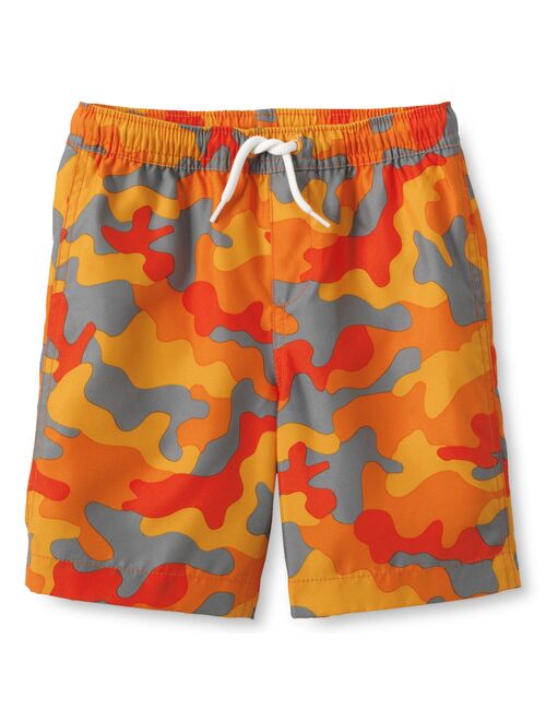 Boys 2-20 Lands' End Printed Swim Trunks