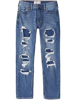 abercrombie kids Skinny Medium Shred in Blue (Little Kids/Big Kids)