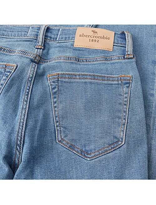 Abercrombie & Fitch abercrombie kids Straight Light Shred Jeans (Little Kids/Big Kids)