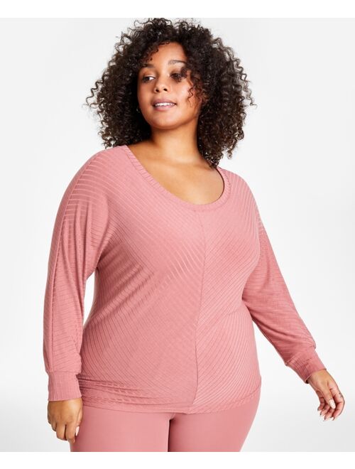 Jenni Style Not Size Super-Soft Long-Sleeve Top, Created for Macy's