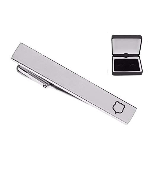 A & L Engraving Personalized Silver Stainless Steel Tie Clip for Police Officers Custom Engraved Free - Ships from USA