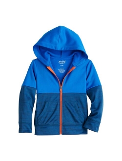 Boys 4-8 Jumping Beans Colorblock Zip Hoodie in Regular, Slim & Husky