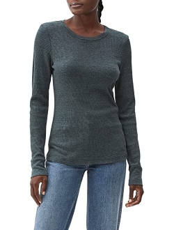 Michael Stars Thermal Juliet Crew Neck Top