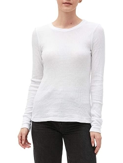 Michael Stars Thermal Juliet Crew Neck Top