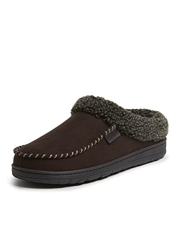 Men's Brendan Perforated Microsuede Moc Toe Clog Slippers