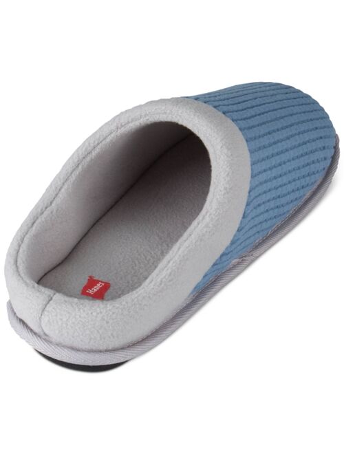 Hanes Men's Waffle-Knit Fleece-Lined Clog Slippers