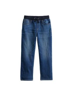 Boys 4-12 Jumping Beans Straight Knit Jeans in Slim & Husky