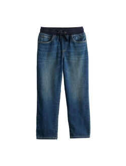 Boys 4-12 Jumping Beans Straight Knit Jeans in Slim & Husky