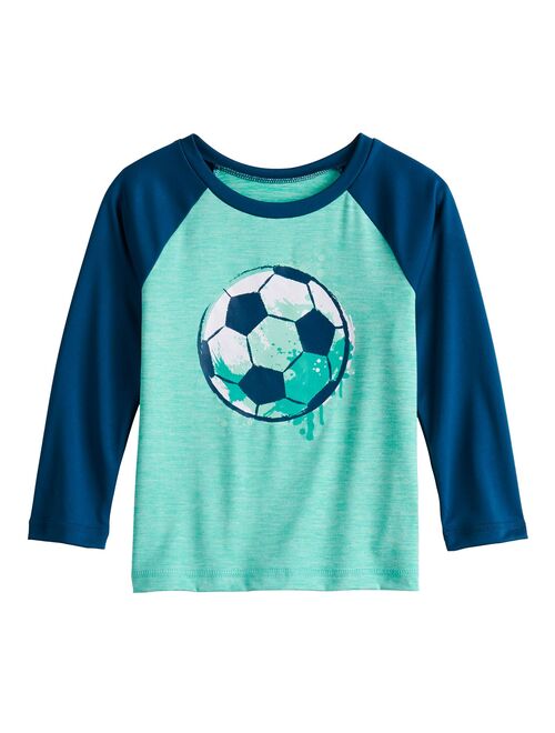 Toddler Boy Jumping Beans® Soccer Raglan Active Tee