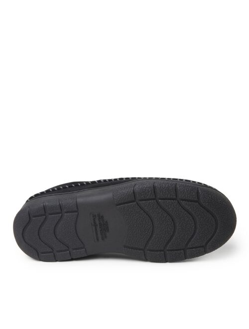 Dearfoams Men's Thompson Microsuede Moc Toe Clog Slippers