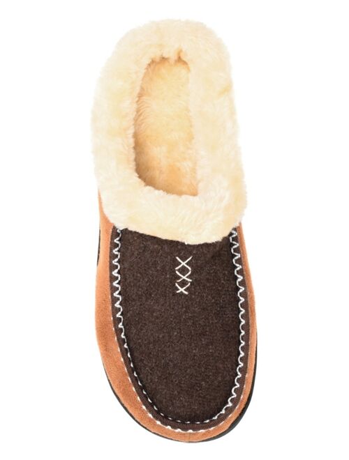 Vance Co. Men's Henry Moccasin Clog Slippers