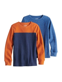 Boys 4-12 Jumping Beans Thermal Tee 2-Pack