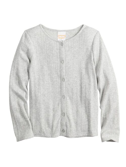 Girls 4-12 Jumping Beans® Ribbed Cardigan