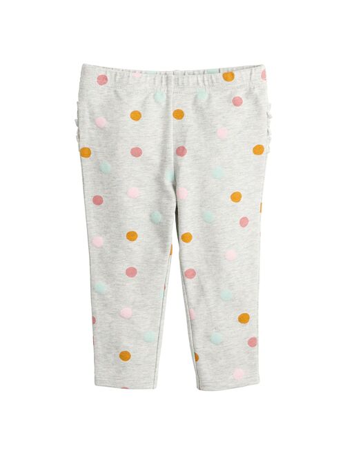 Baby Girl Jumping Beans® Ruffle-Back Leggings