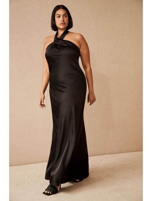 BHLDN Ruby Satin Charmeuse Dress