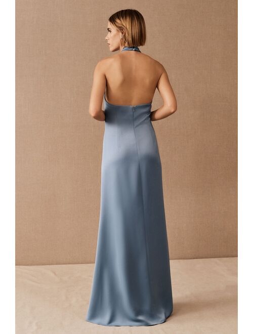 BHLDN Ruby Satin Charmeuse Dress