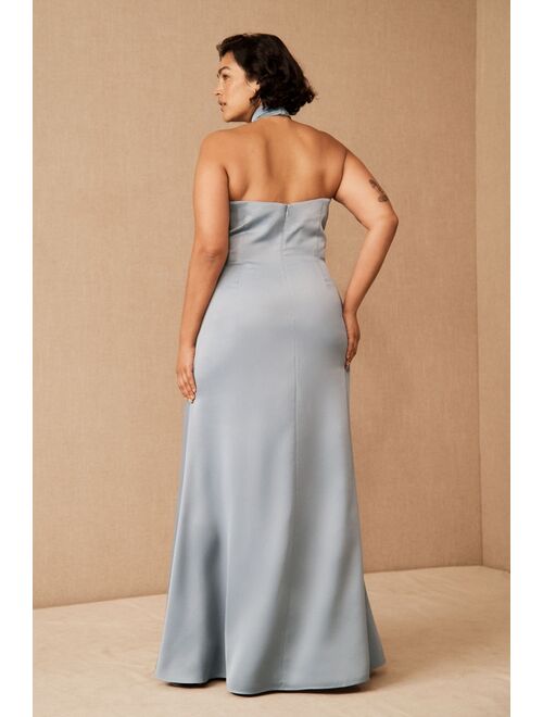 BHLDN Ruby Satin Charmeuse Dress