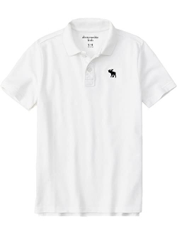 abercrombie kids Short Sleeve Core Polo (Little Kids/Big Kids)