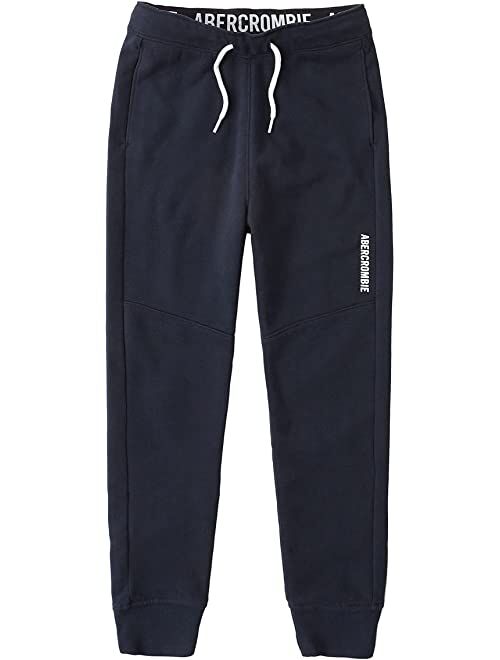 Abercrombie & Fitch abercrombie kids Logo Joggers (Little Kids/Big Kids)