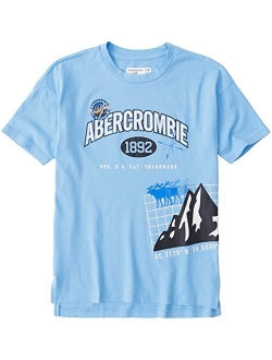 abercrombie kids Short Sleeve Skater Tee (Little Kids/Big Kids)