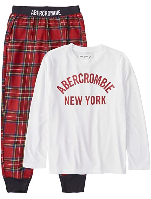 Abercrombie & Fitch abercrombie kids Flannel Pajama Set (Little Kids/Big Kids)