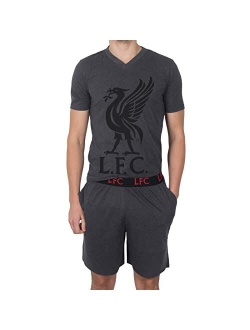 Liverpool F.C. Liverpool FC Official Soccer Gift Mens Loungewear Short Pajamas