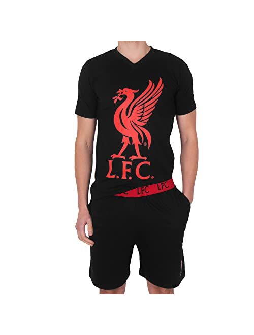 Liverpool F.C. Liverpool FC Official Soccer Gift Mens Loungewear Short Pajamas